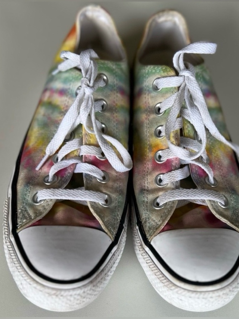 Converse All Star Tie Dye Low Sneakers 40/9 - Picture 2 of 11